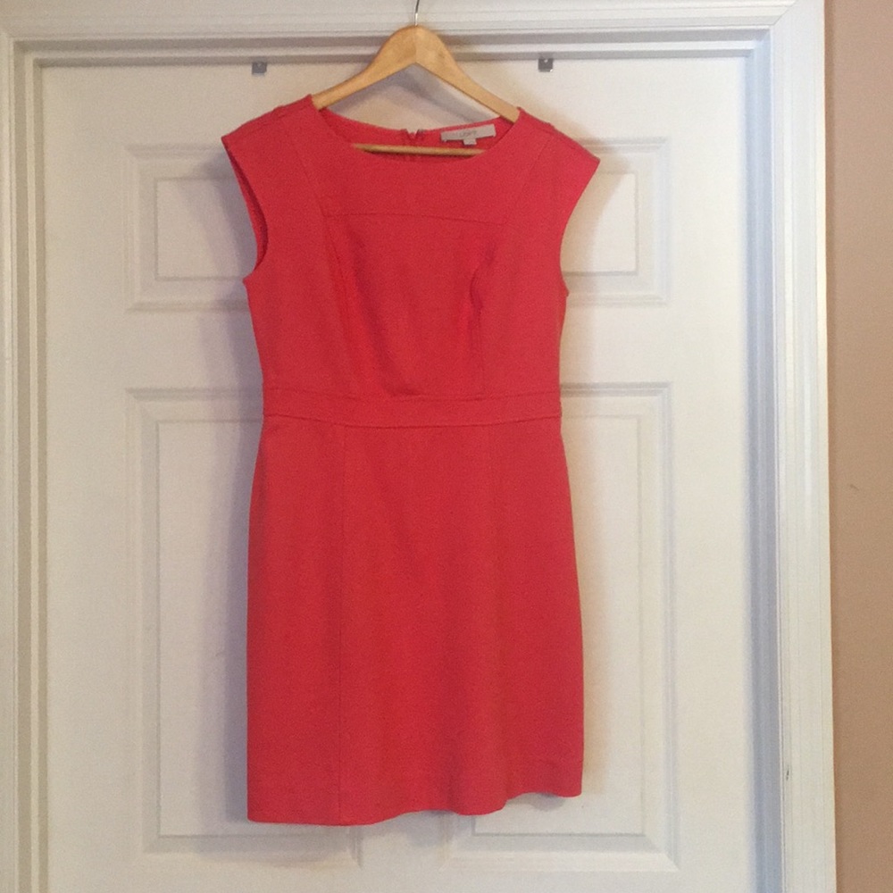 Loft  Women’s size 4 orange dress.